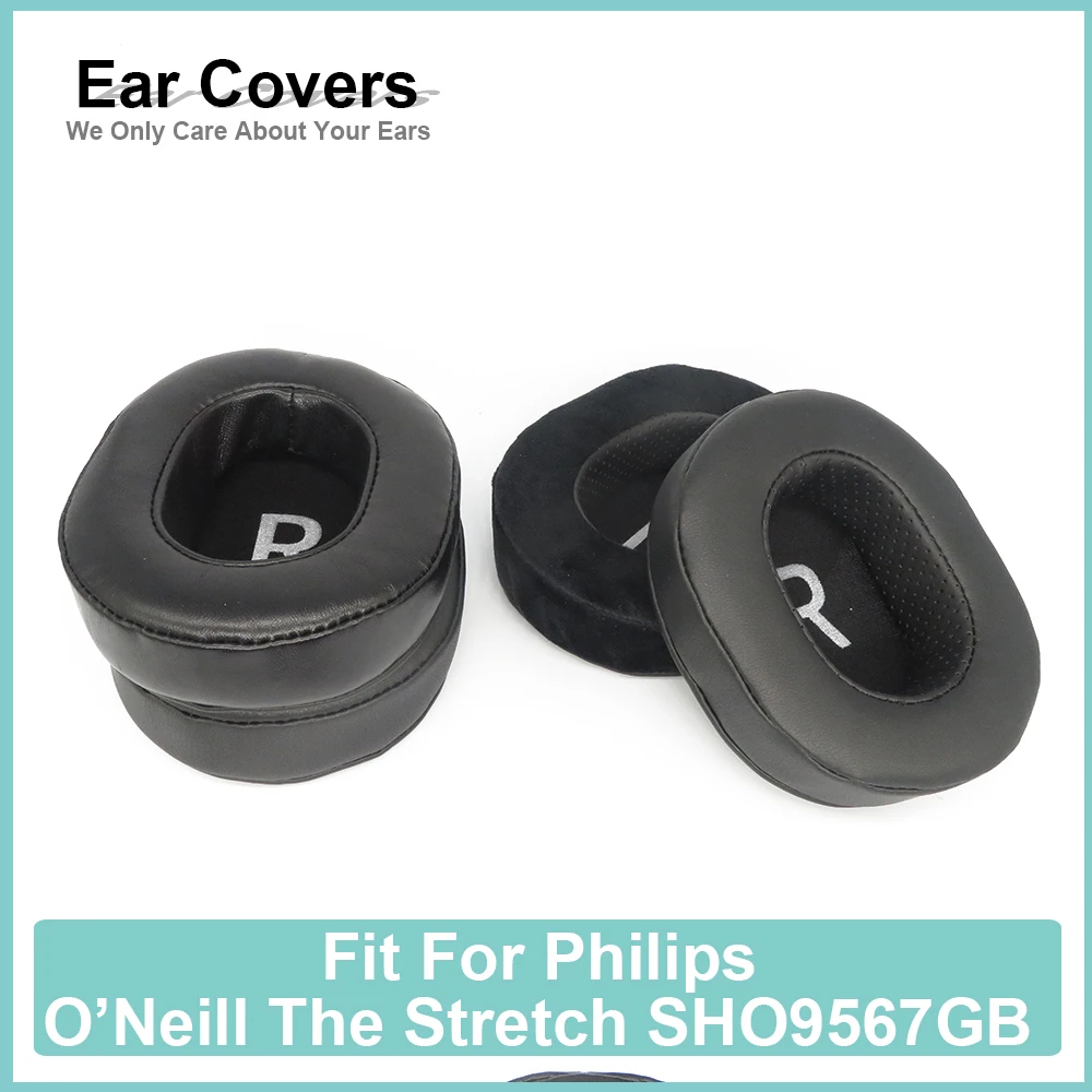 

Earpads For Philips O'Neill The Stretch SHO9567GB Headphone Earcushions Protein Velour Sheepskin Pads Foam Ear Pads Black Comfor