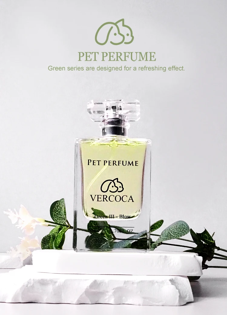 Natural Fragrances and Deodorants 50ml Luxury Perfume Bottle With Box Alcohol and Paraben Free Dog Perfume Pet Deodorant Spray