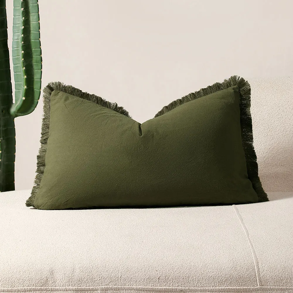 Boho Throw Pillow Cover Image 4