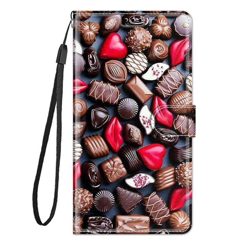 Leather Painted Flip Case Book Cover