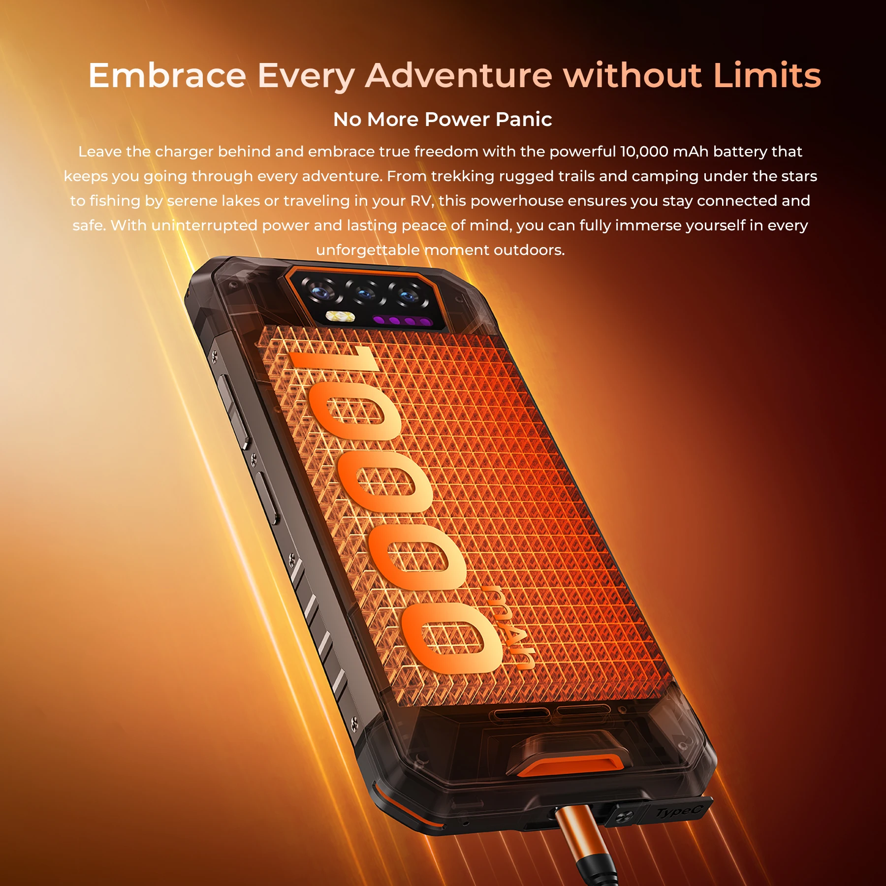 OUKITEL WP58 PRO 5G Rugged Phone 24GB(8+16) RAM + 512 ROM, 6.7