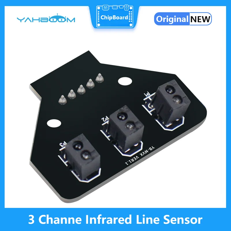 

3 Channe Infrared Line Inspection Sensor With XH2.54 Anti Reverse Connection Port Output Analog Value for Arduino UNO DIY Kit