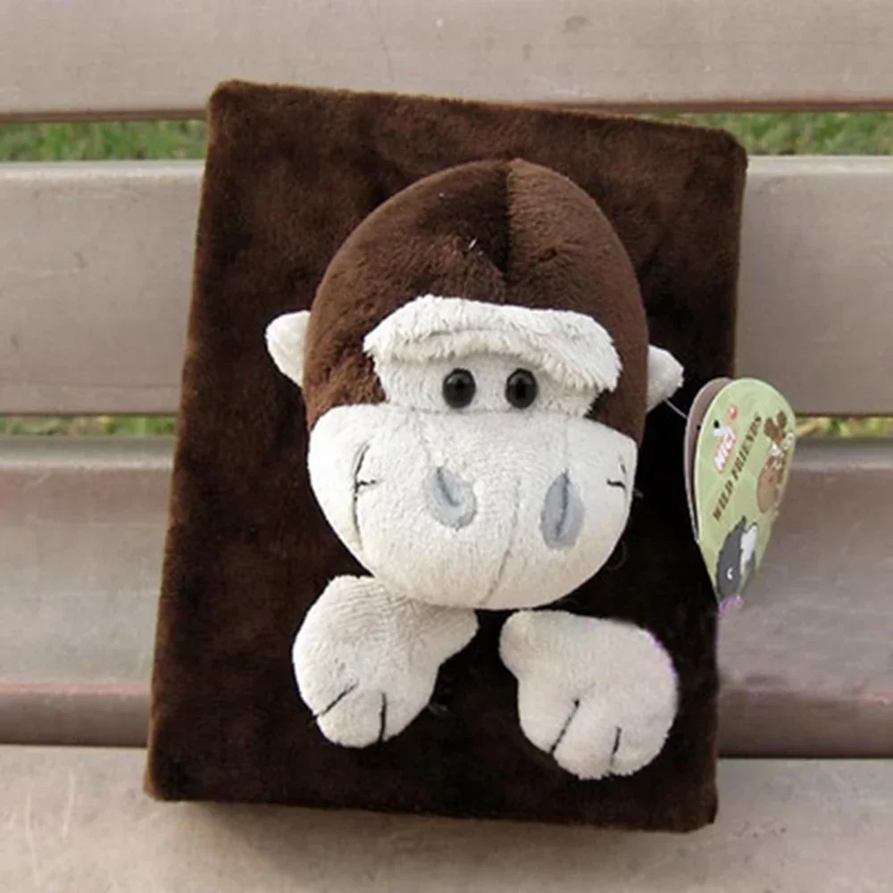 3D Photo Album for Baby Plush Cartoon Interstitial Growth Baby Album Large Capacity Cute Soft Elephant Creative Gift 100 Pages