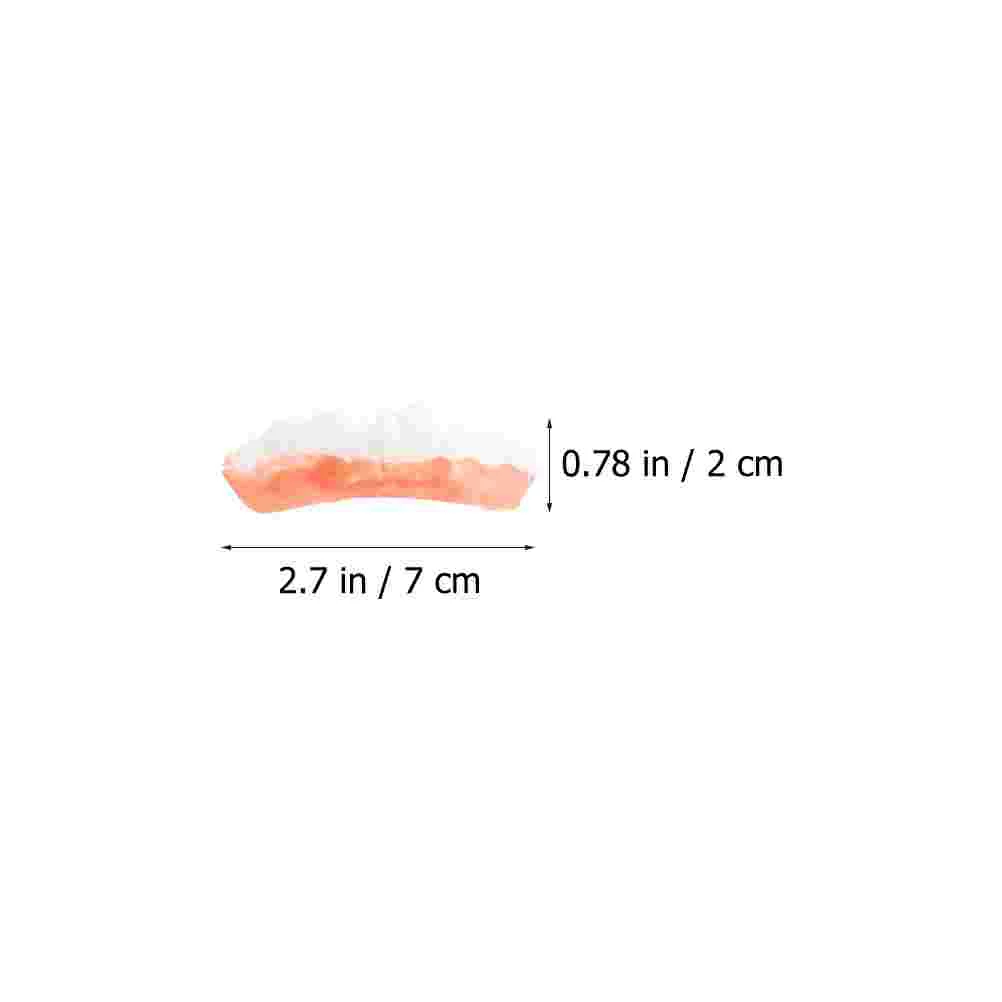10 PCS Adult Costume Halloween Dentures Party Props Zombie Artificial Cosplay White Teeth False that fit and you can eat