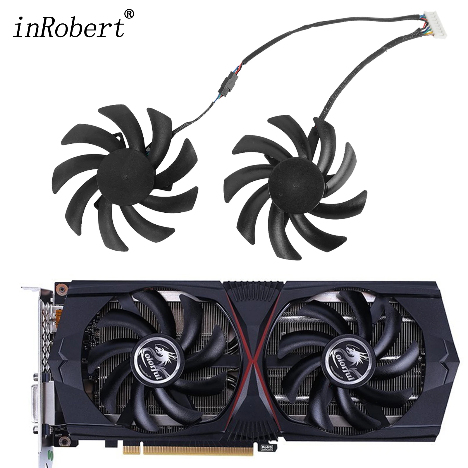 

Кулер для видеокарты GeForce RTX 2060 6G-V, 85 мм, 8 контактов