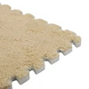 Promotion! 50 Piece Interlocking Foam EVA Fuzzy Mat Flooring  Carpet Tiles For Kids - Perfect For Nursery Décor, Baby Room 2
