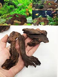 Natural-Look Resin Driftwood Set for Vibrant Aquarium Decor - Durable & Fish-Safe (3pcs)