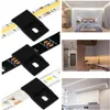 Self-Adhesive LED Strip Light Clips Acrylic Wire Management Bundle Holder Hook Home Office Workshop Wiring Organizer Fixing Clip 3