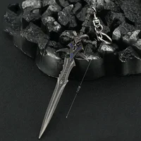 14cm World of Warcraft  Lich King Frostmourne Various Alloy Sword Game Keychain Weapon Katana Model Replica Gift Toy for Kids 2