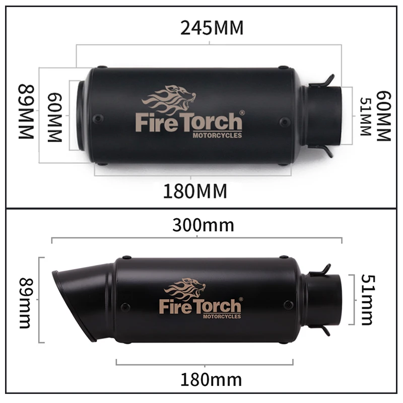 Slip On For Yamaha YZF R6 YZF-R5 2006 - 2019 Motorcycle Exhaust Escape System Modify Mid Link Pipe Carbon Muffler 60mm DB Killer - Image 5