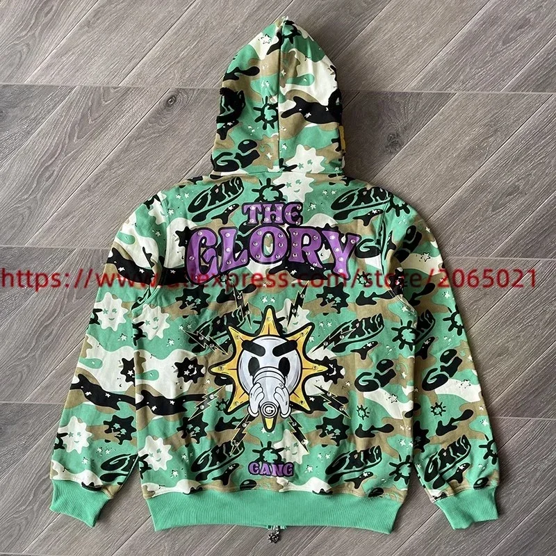 2025fw Glo Gang The Glory Full Zip Hoodie Men Women 1:1 High