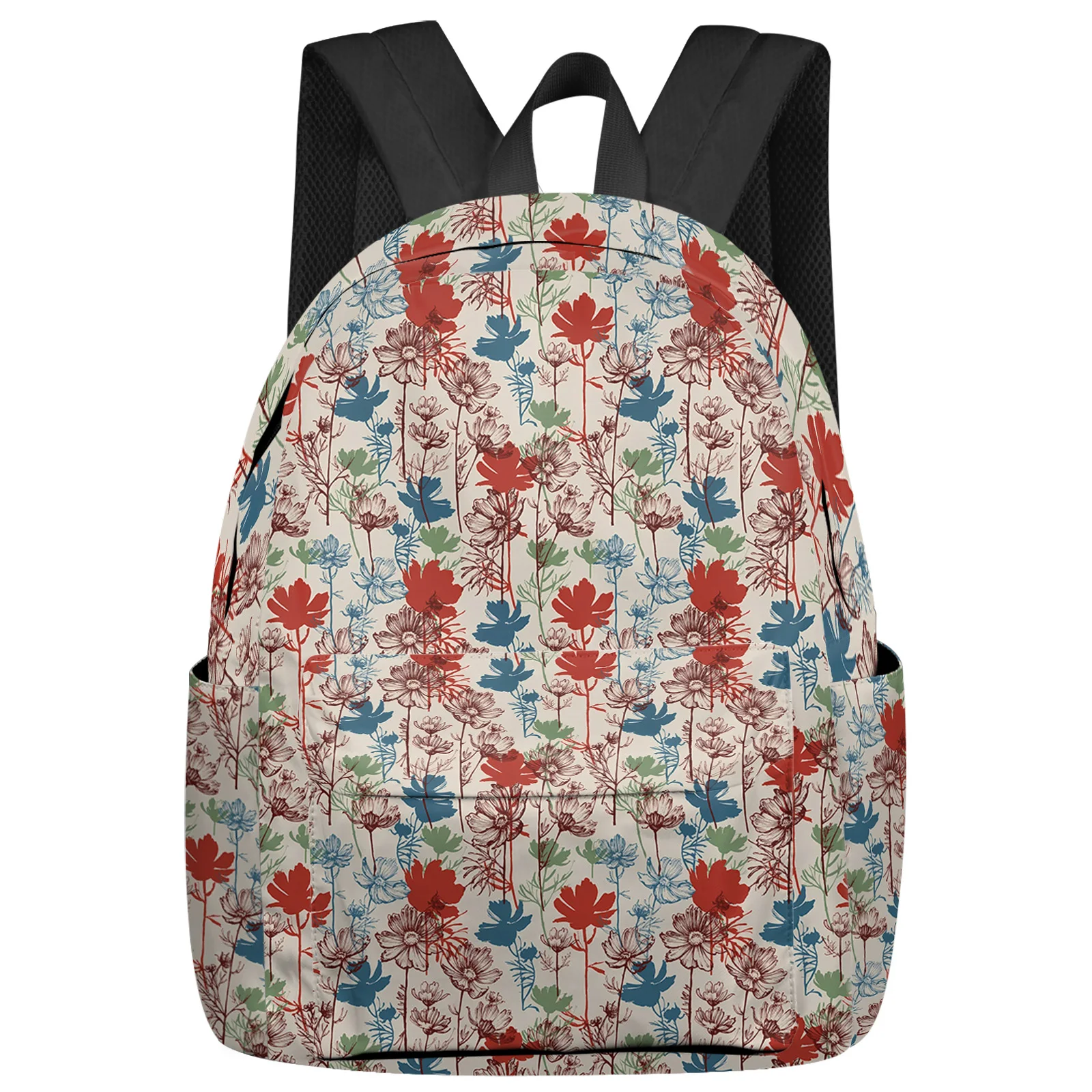 

Easter Eggs Rabbit Flower Spring Student School Bags Laptop Custom Backpack For Men Women Female Travel Mochila