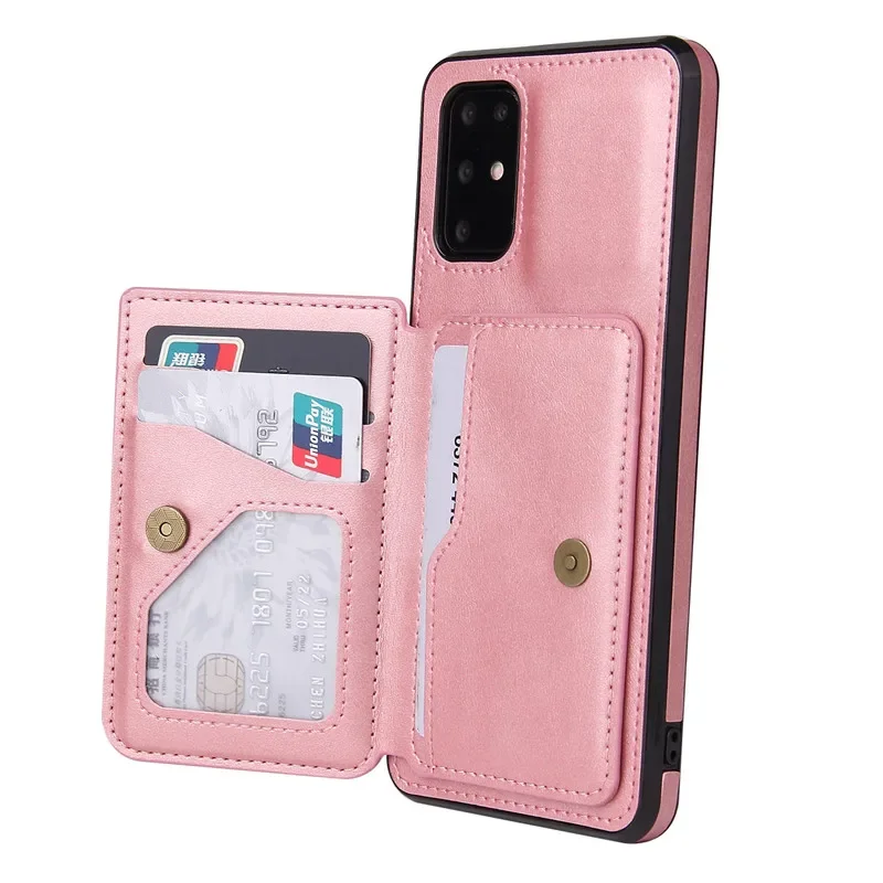 Magnetic Flip Leather Wallet Phone Case with Card Holder Cover