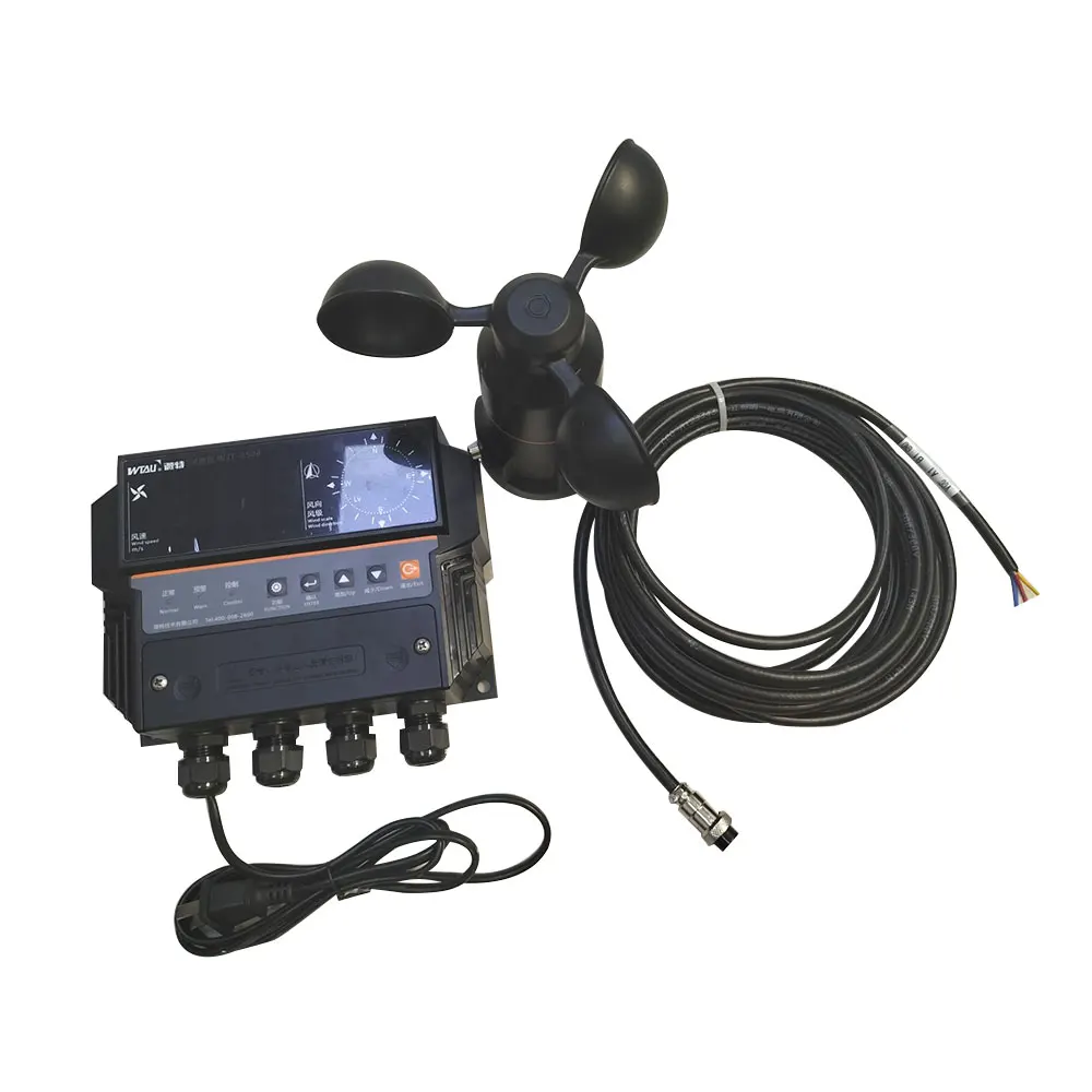 

Wireless Anemometer Wind Speed Sensor Meter for Tower Crane