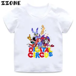 Hot Sale The Amazing Digital Circus Graphic Cartoon Kids T-Shirts Girls Clothes Baby Boys T shirt Summer Children Tops,ooo5871