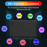 Console de jeu vidéo rétro avec HDD, Hyper Base Mix, Launchbox, Playnite, Playnite, PS3, Switch, XBOX, PS2, Wii, WiiU, 500 + jeux, 38200 5