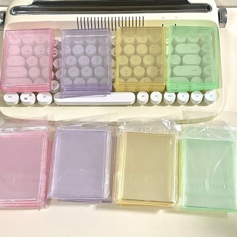 SKYSONIC Hard Acrylic Case Cards Sleeves Clear Card Brick Top Loaders Cards Standard Sports Cards Baseball Cards Football Cards 2