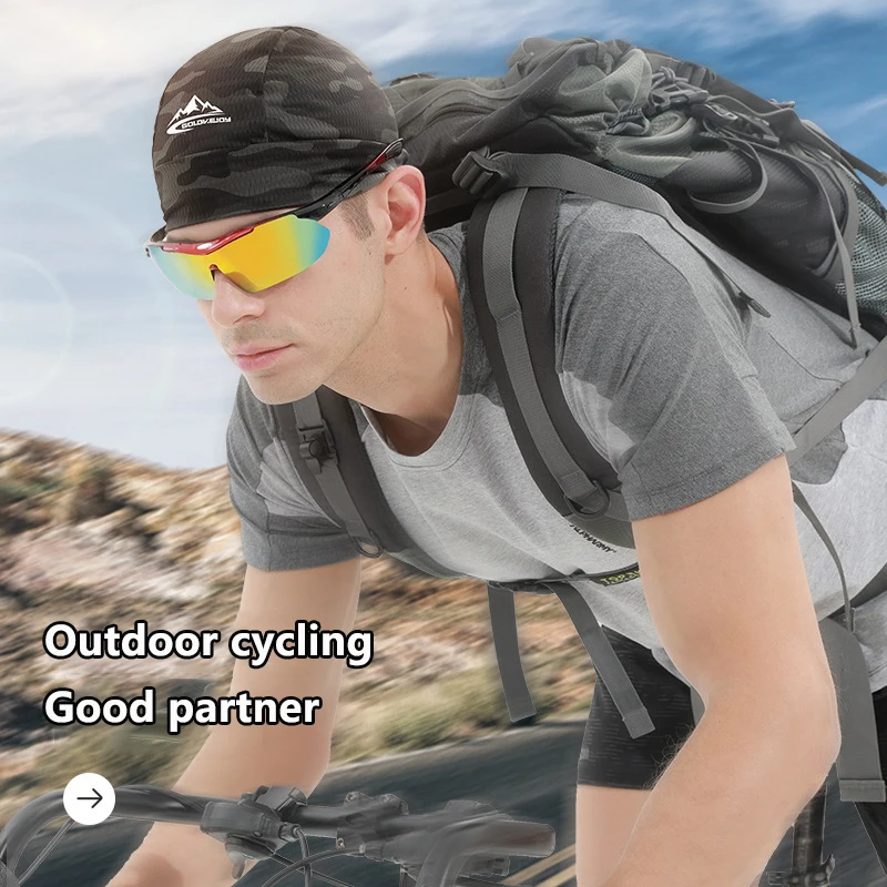 Riding Hat Men Summer Sunscreen Ice Silk Quick Dry Breathable Sunshade Melon Hat With Sports Small