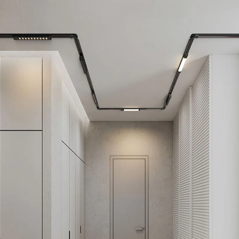 Description Picture 3 of itemMagnetic Track Lighting Ceiling Led Lights Guide House Living Room Decor Without Main Light Clothes Store Floodlight Spotlight