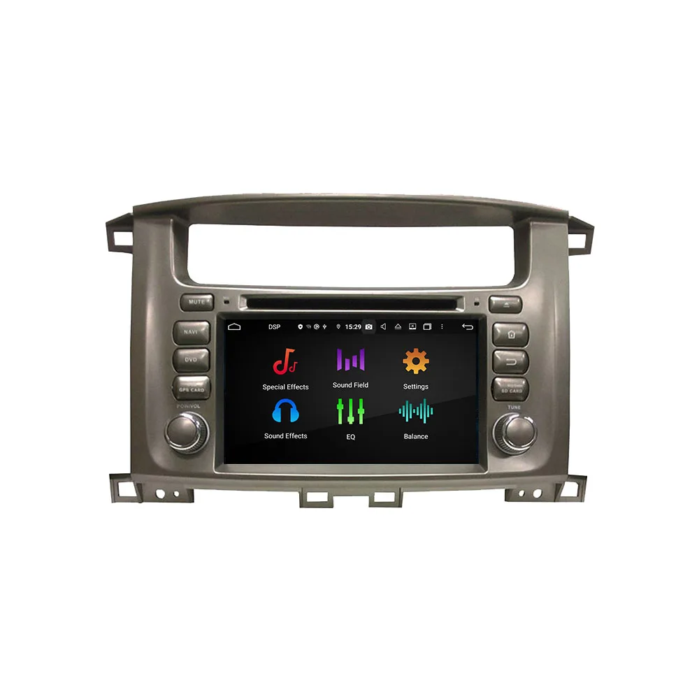 8+128G Android Auto For Toyota Land Cruiser 100 1998-2007 Car Radio Multimedia Player GPS Navigation Stereo Head Unit