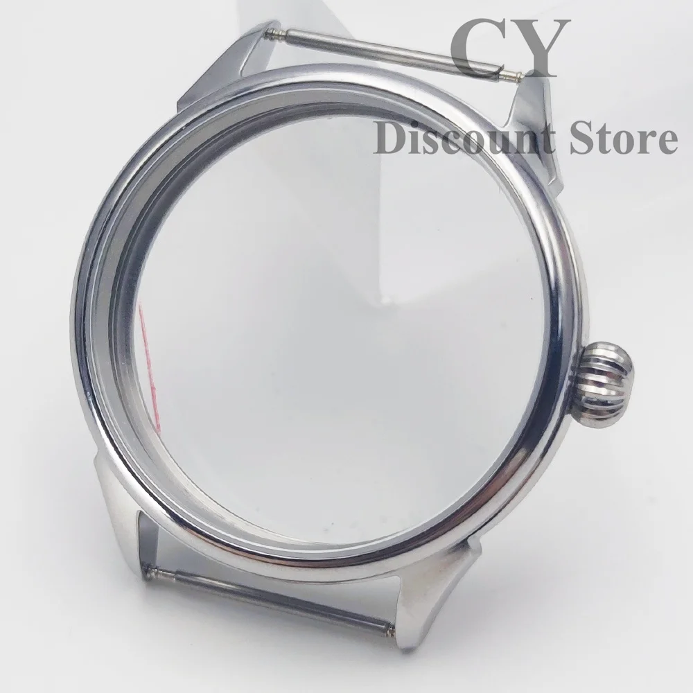 Silver Stainless Steel 42mm Watch Case