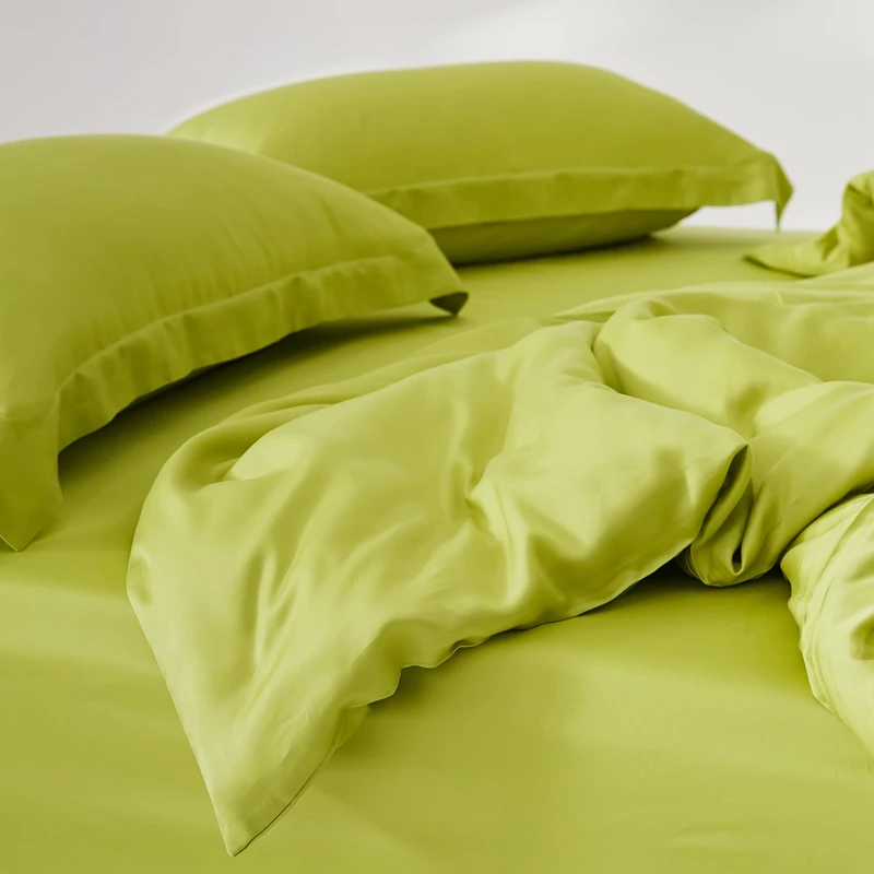 Organic Bamboo Summer Bedding Set | Luxury Bed Sheets Queen, King Size