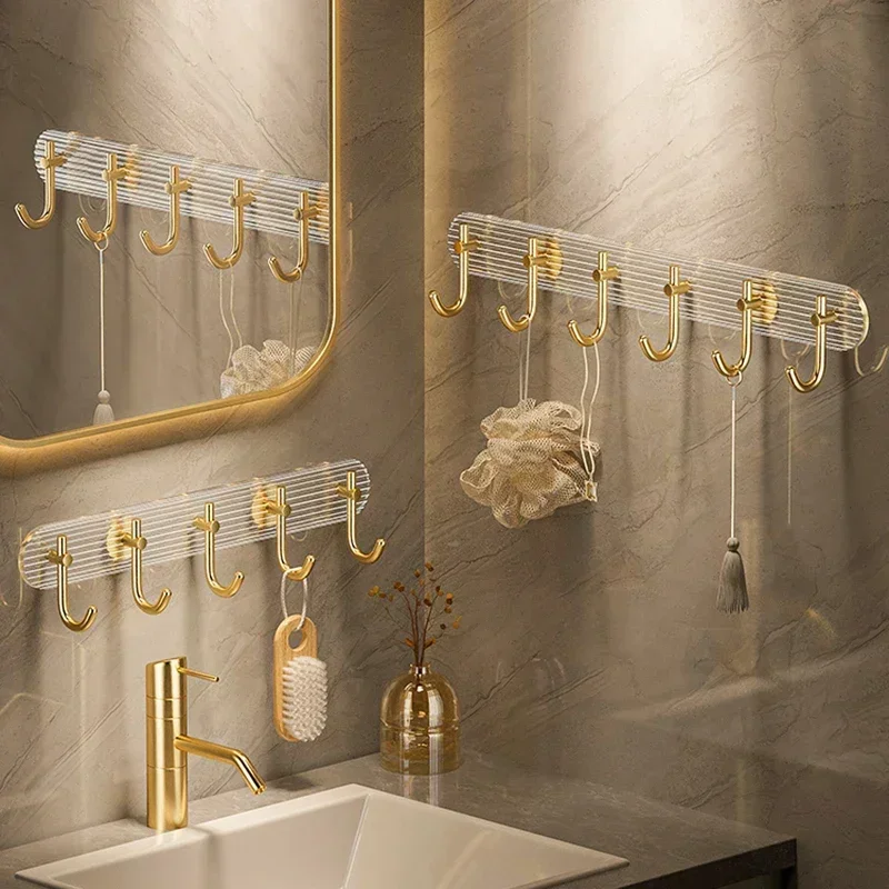 Bathroom Hooks Self-adhesive Towel Bag Holders Clothes Hanger self adhesive hooks multifunctional hooks towel holder self adhesive wall hooks