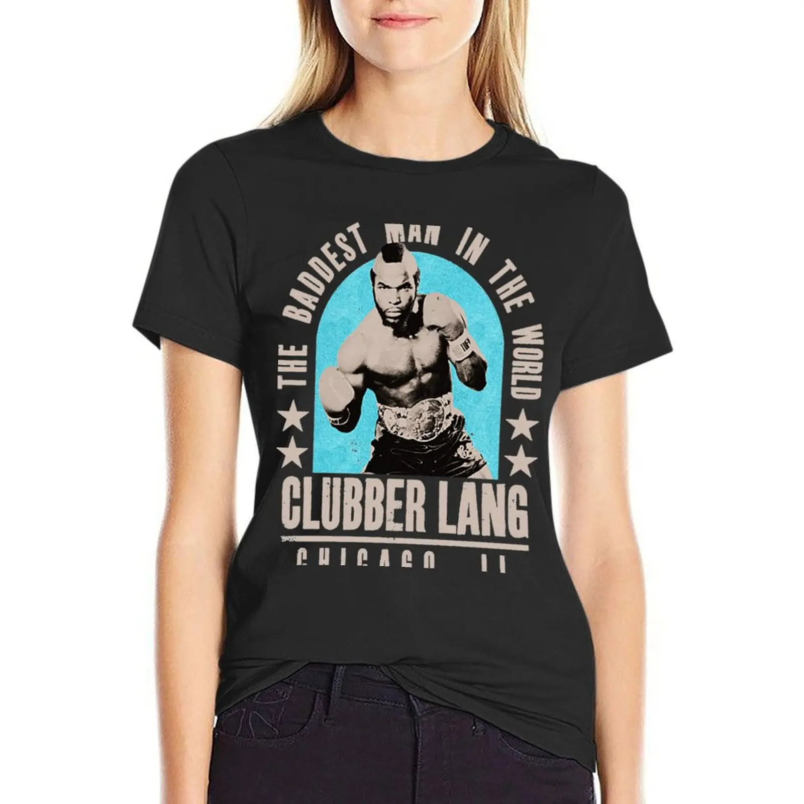 

Clubber Lang Pain Chiffon T-Shirt kawaii clothes oversized Women's clothing