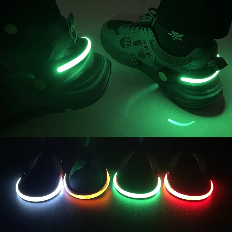 LED Luminous Shoe Clip Light Night Warning Safety Cycling Bike Running –  XoomBot