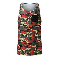 Men's camouflage Printed Sleeveless Tank Tops Spring Summer Casual Beach Vest O Neck Shirt men gym clothing bodybuilding 2022 - Image 4