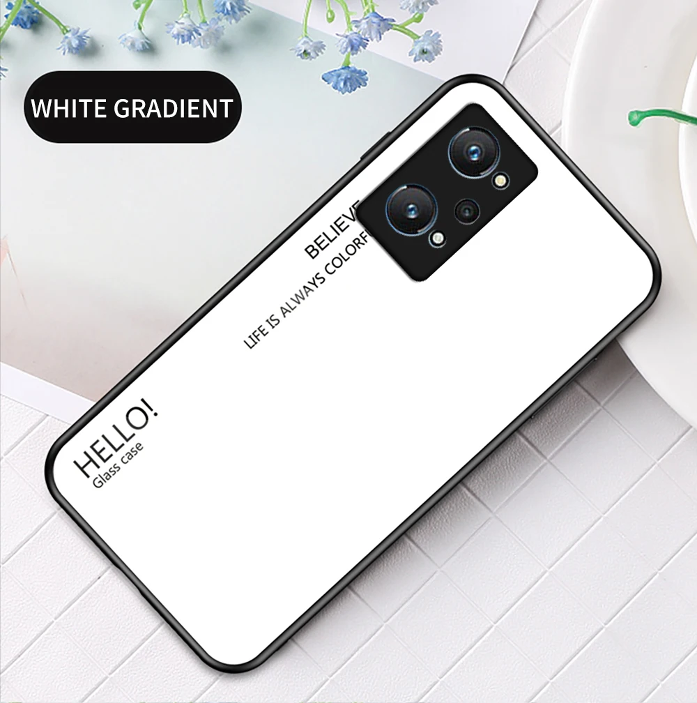 Husă din sticlă pentru Realme GT Master DECLAREYAO Husă subțire din sticlă dură securizată pentru OPPO Realme GT 2 Neo 3 2T Husă bliț din silicon_voghion.com