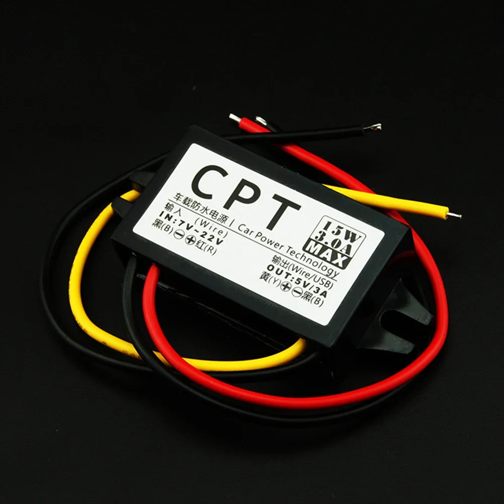 12V to 5V Car Step Down Buck Converter for LED Lights