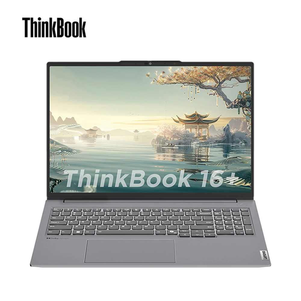 2024 레노버 씽크북 노트북, AMD R7-8845H 라데온 780M, 16GB, 32GB, LPDDR5x RAM, 1TB, 2TB SSD, 16 인치, 2.5K, 120Hz 스크린 노트북, 16 + 노트북