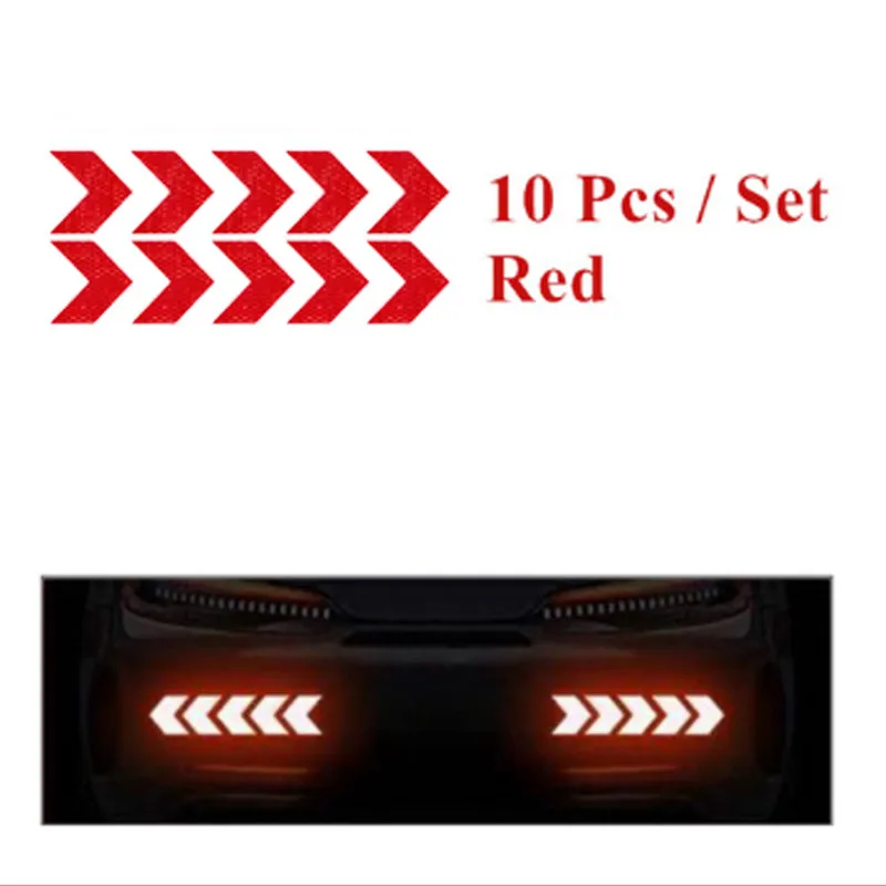 10pcs rear red