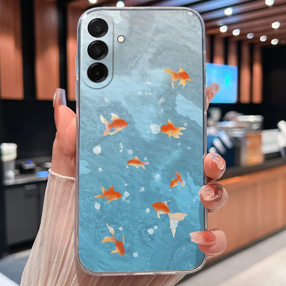 Pretty Macaron Cartoon Clear Soft TPU Silicone Shockproof Phone Case