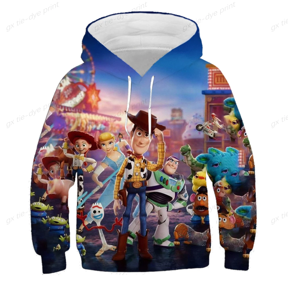 

Children's Toy Story 4 Sweatshirt boys and girls fashion Hoodie children's 2022 spring and autumn long sleeve fashion Hoodie