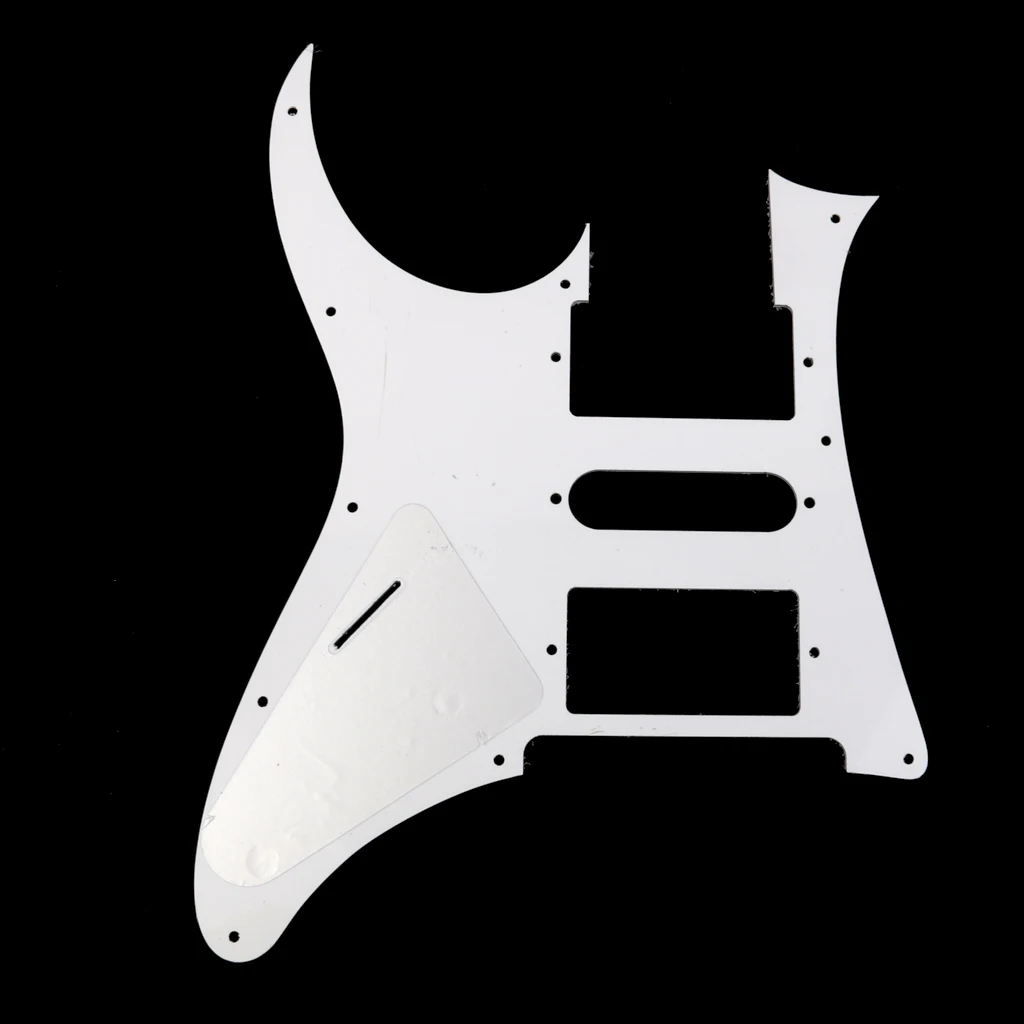 

White Pearl Guitar Pickguard For RG550 Or Jem RG Replacement 3 Ply