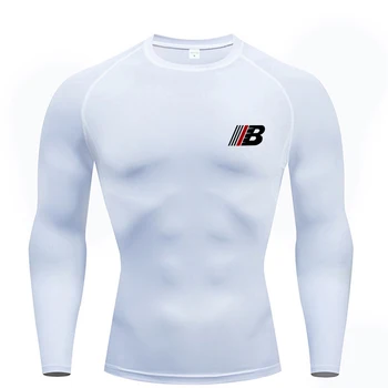 Men Running Compression T-shirt Long sleeves Sport Tees Gym Fitness Sweatshirt Male Jogging Tracksuit Homme Athletic Shirt Tops 1