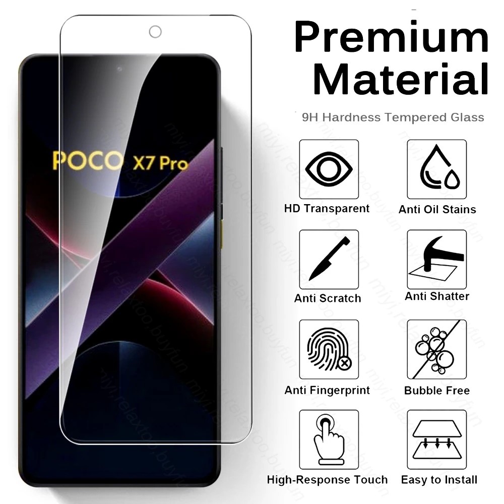 5-Pack Premium 9H Tempered Glass Screen Protector