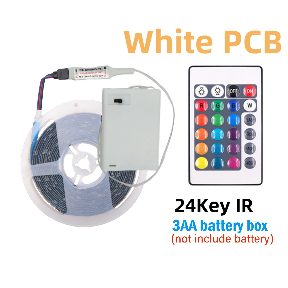 ตัวเลือกสินค้า เทปแสง LED ยืดหยุ่น RGB 5V 5050 สร้างบรรยากาศบ้าน