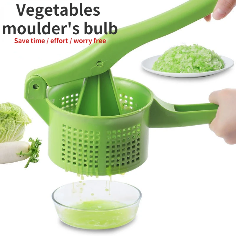 

Household kitchen gadgets vegetables moulder's bulb cooking accessories garlic press juicer dumpling filling dewatering artifact