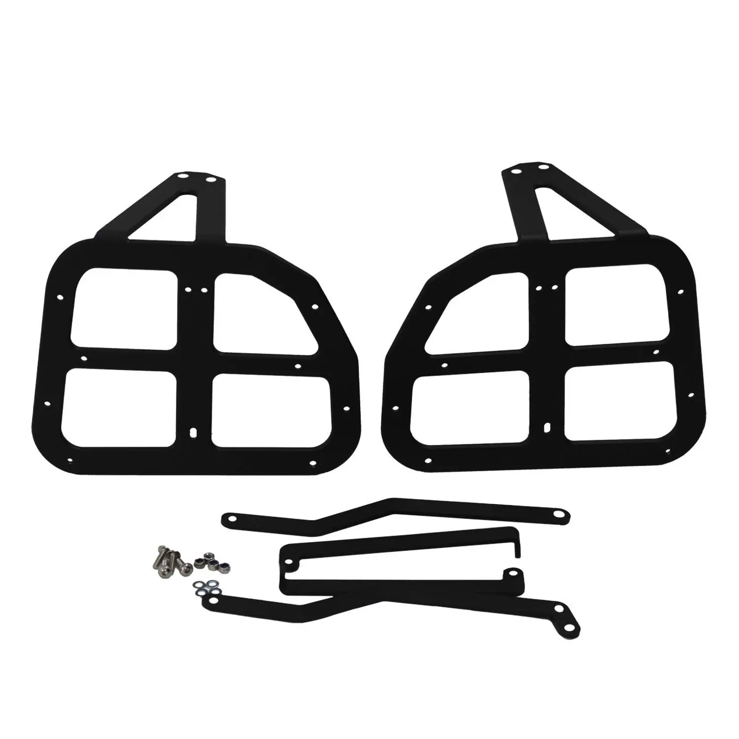 

GP Kompozit For Pulsar NS 200 2011-2022 Compatible Pannier Rack Black Topcase Holder and Stabilizer Suitable for Pulsar NS 200