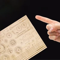 3D Car Wooden Puzzle, Scale Model,DIY Model Kit, Handcraft Gift,Home Decoration,Mechanical Model Kit, Building Toy,Birthday/Chri 6