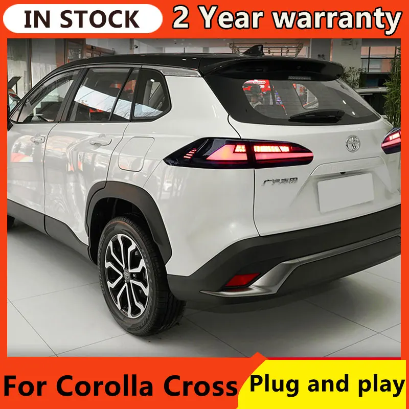 

Автомобильный Стайлинг для Toyota Harrier задние фонари 2022-2023 Corolla Cross Taillight задние ДХО противотуманные тормозные динамические поворотники