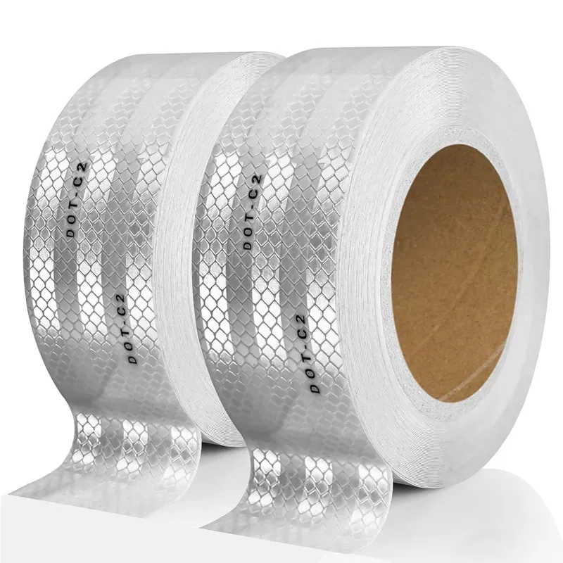 Car Truck Reflective Safety Tape Warning Night Light Waterproof Trailer Reflector Sticker For Car Truck Warning Safety 2030