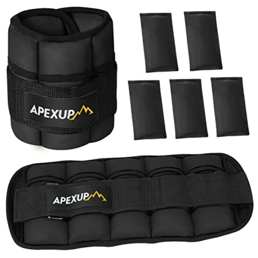 10lbs/Pair Adjustable Ankle Weights + Weighted Vest Men 20lbs Weights