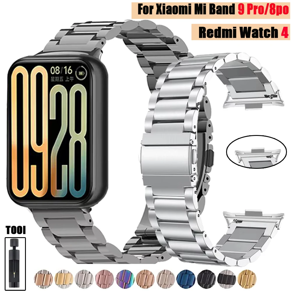 Stainless Steel Xiaomi Mi Band Apple Stainless Steel Strap For
