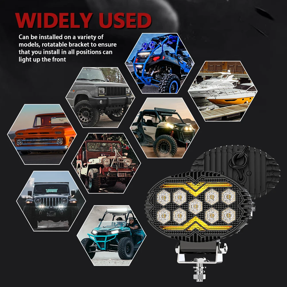 5.5Inch Work Fog Light LED Headlight Light Auto Fog Light Led Light Bar for Moto