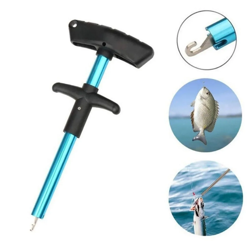 Easy Fish Hook Remover Aluminum Fishing Hook Remover Tool Safety long  handle fish hook separator Press type fish hook separator - AliExpress