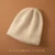 2022 New Winter 100% Cashmere Knitted Headgears Women Keep Warm Beanie Hat High Quality Solid Casual Hedging Cap Skullies 20